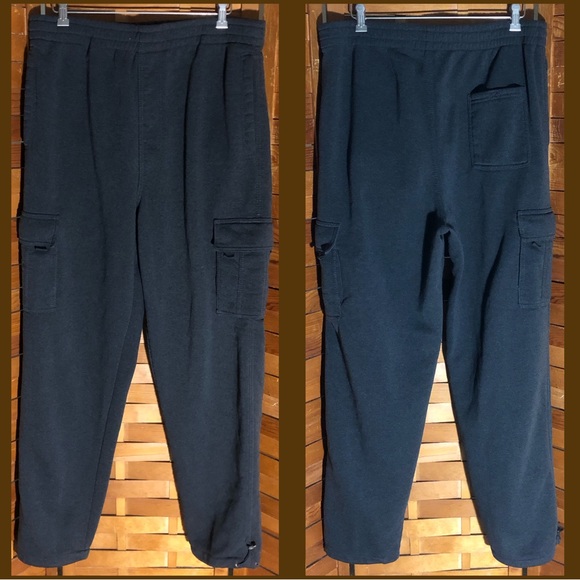 Cargo Sweatpants with cinchable bottom - Picture 1 of 11